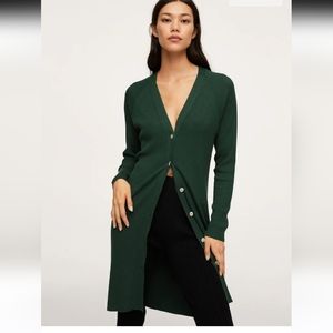 Mango Green Cardigan